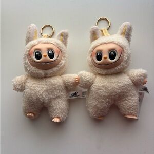 Cute Plush Keychain Set